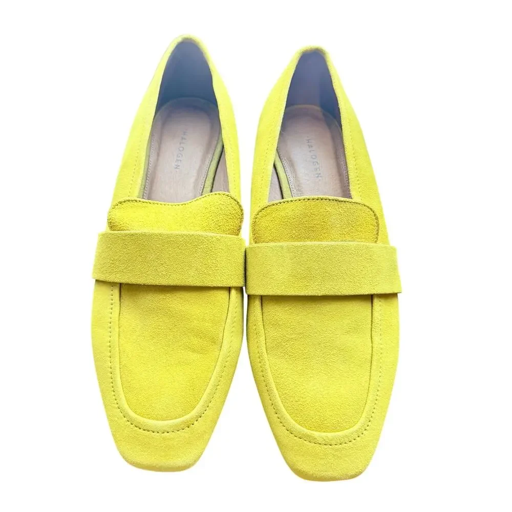 Halogen Women’s 8.5 Yellow Lucy Loafers